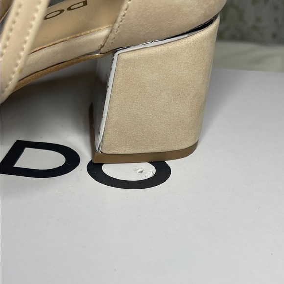 Aldo Tan and Silver Embellished Heels - Picture 4 of 14